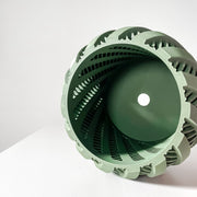 Ribbon Stripe Orchid Planter - 3D printed planter by Valence Objects