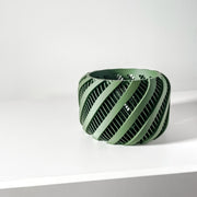 Ribbon Stripe Orchid Planter - 3D printed planter by Valence Objects