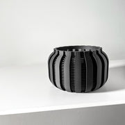 Fine Slat Orchid Planter - 3D printed planter by Valence Objects