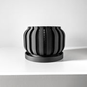 Fine Slat Orchid Planter - 3D printed planter by Valence Objects