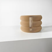 Wavy Ring Orchid Planter - 3D printed planter by Valence Objects