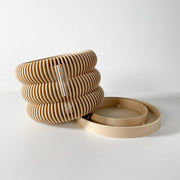 Wavy Ring Orchid Planter - 3D printed planter by Valence Objects