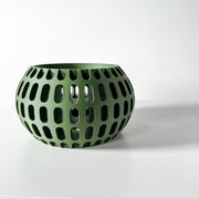 Oval Perf Orchid Planter - 3D printed planter by Valence Objects
