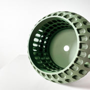 Oval Perf Orchid Planter - 3D printed planter by Valence Objects