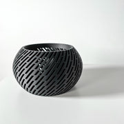 Slot Drum Orchid Planter - 3D printed planter by Valence Objects