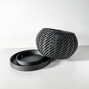 Slot Drum Orchid Planter - 3D printed planter by Valence Objects