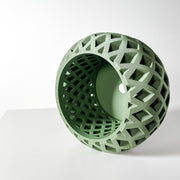 Diamond Drum Orchid Planter - 3D printed planter by Valence Objects