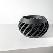 Swirl Slot Orchid Planter - 3D printed planter by Valence Objects
