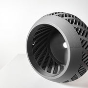 Swirl Slot Orchid Planter - 3D printed planter by Valence Objects