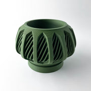 Spiral Cage Planter - 3D printed planter by Valence Objects