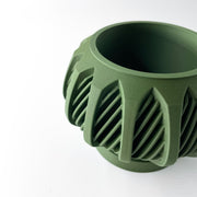 Spiral Cage Planter - 3D printed planter by Valence Objects