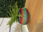 Radial Fin Planter - 3D printed planter by Valence Objects