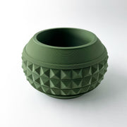 Pyramid Globe Planter - 3D printed planter by Valence Objects