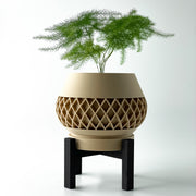 Lattice Bud Planter - 3D printed planter by Valence Objects