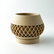 Lattice Bud Planter - 3D printed planter by Valence Objects