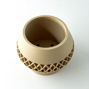 Lattice Bud Planter - 3D printed planter by Valence Objects