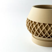 Lattice Bud Planter - 3D printed planter by Valence Objects