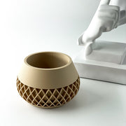 Lattice Bud Planter - 3D printed planter by Valence Objects