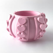 Heart Stud Planter - 3D printed planter by Valence Objects