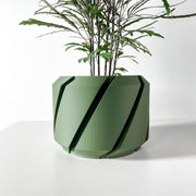 Slash Cut Planter - 3D printed planter by Valence Objects