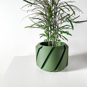 Slash Cut Planter - 3D printed planter by Valence Objects