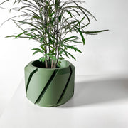 Slash Cut Planter - 3D printed planter by Valence Objects