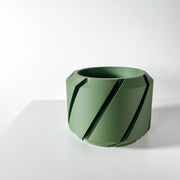 Slash Cut Planter - 3D printed planter by Valence Objects