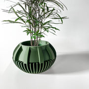 Slot Fin Planter - 3D printed planter by Valence Objects