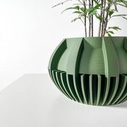 Slot Fin Planter - 3D printed planter by Valence Objects