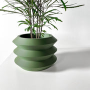 Stacked Ring Planter - 3D printed planter by Valence Objects