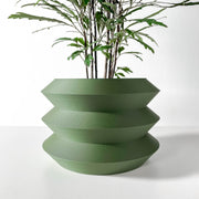 Stacked Ring Planter - 3D printed planter by Valence Objects