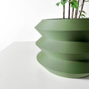 Stacked Ring Planter - 3D printed planter by Valence Objects