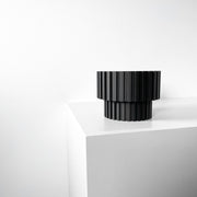 Slat Pedestal Display Stand - 3D printed planter by Valence Objects