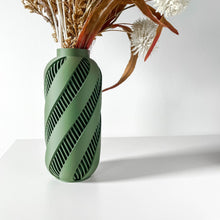 Diagonal Stripe Vase