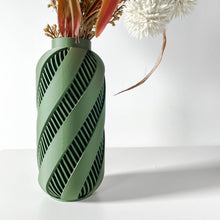Diagonal Stripe Vase