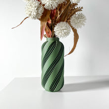 Diagonal Stripe Vase