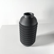 Knurl Bottle Vase - 3D printed vase by Valence Objects