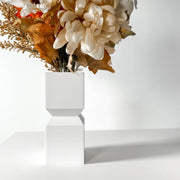 Step Block Vase - 3D printed vase by Valence Objects