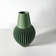 Fine Rib Vase - 3D printed vase by Valence Objects