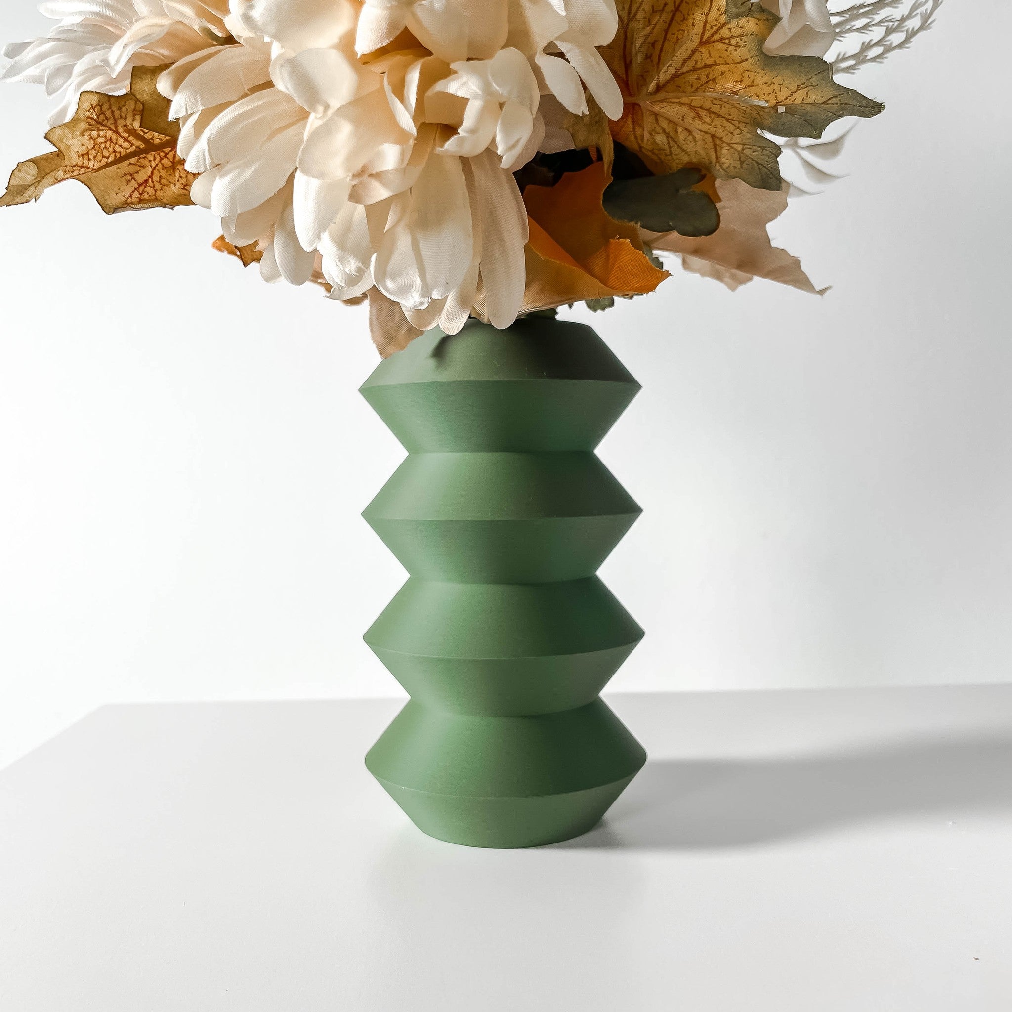 Hex Tier Vase - 3D printed vase by Valence Objects