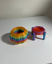 Bubble Row Planter - 3D printed planter by Valence Objects