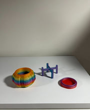 Bubble Row Planter - 3D printed planter by Valence Objects