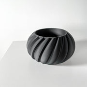 Swirl Rib Planter - 3D printed planter by Valence Objects