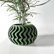 Ripple Fin Planter - 3D printed planter by Valence Objects