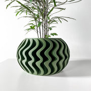 Ripple Fin Planter - 3D printed planter by Valence Objects