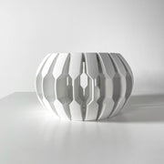 Faceted Lantern Orchid Planter - 3D printed planter by Valence Objects