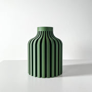 Rib Bottle Vase - 3D printed vase by Valence Objects