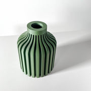 Rib Bottle Vase - 3D printed vase by Valence Objects