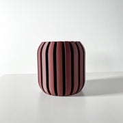 Rib Drum Pen Cup - 3D printed desk organiser by Valence Objects