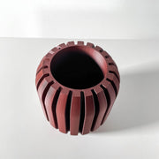 Rib Drum Pen Cup - 3D printed desk organiser by Valence Objects